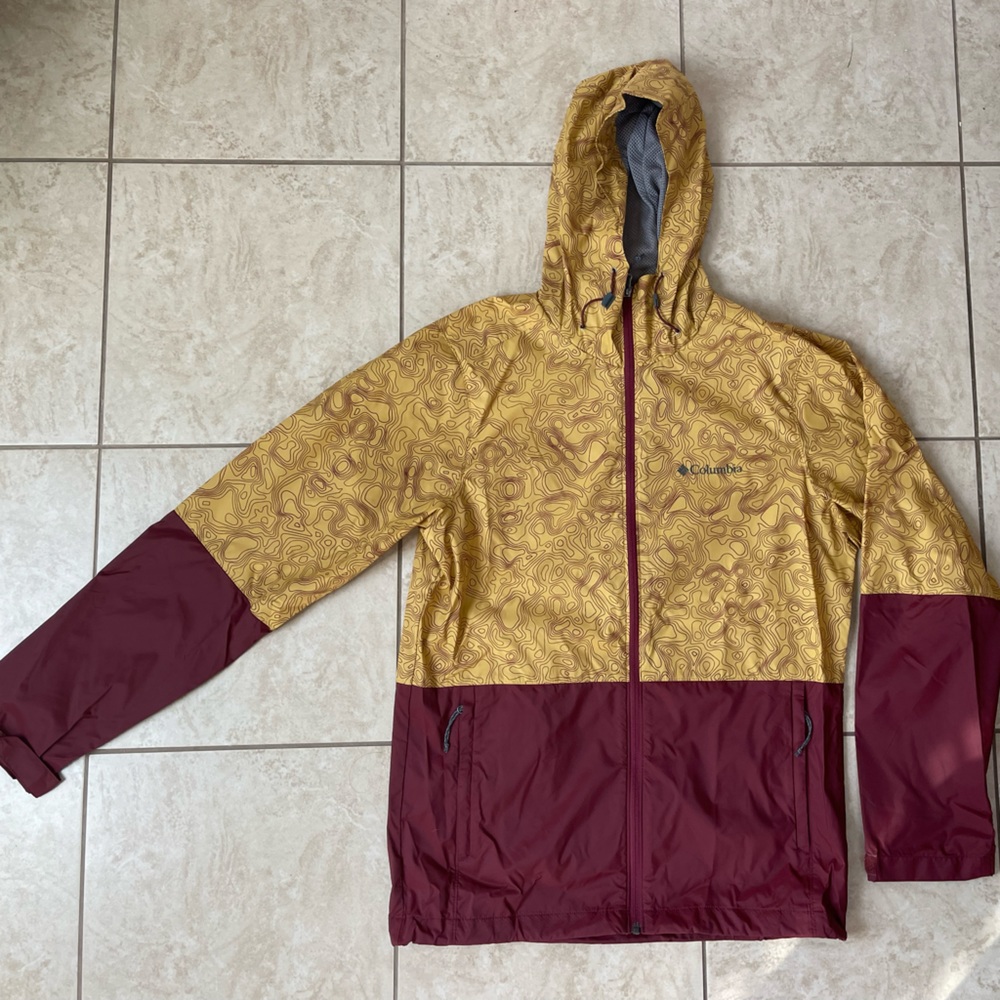 NWOT Men’s Small Columbia Rain Shell